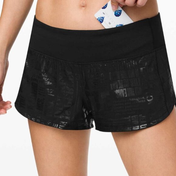 Lululemon Speed Up Short 2.5" Manifesto - Picture 3 of 7
